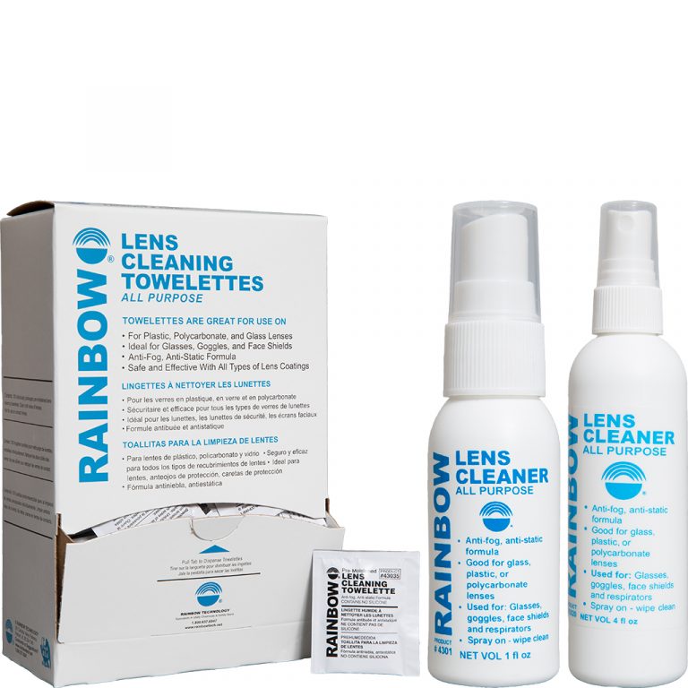 Dry Lens Cleaner Wipes Rainbow Technology