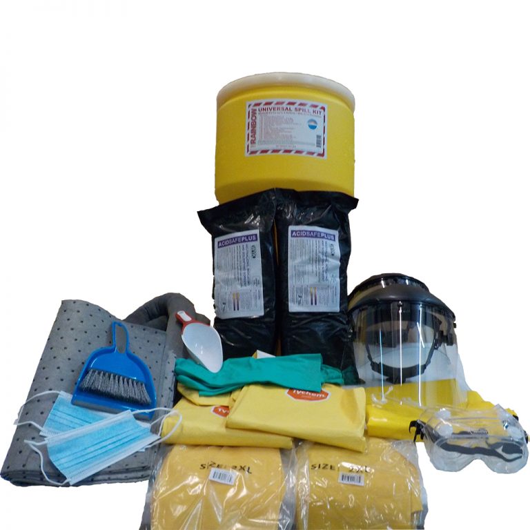Universal Spill Kit with Acid Neutralizer Rainbow Technology
